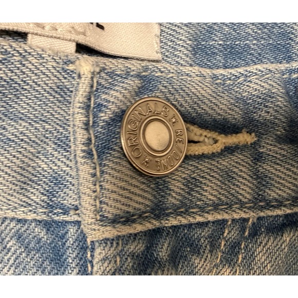RE/DONE Painter Jean Women 24 Light Wash Excellent Wide Leg Carpenter Utility - Picture 11 of 12